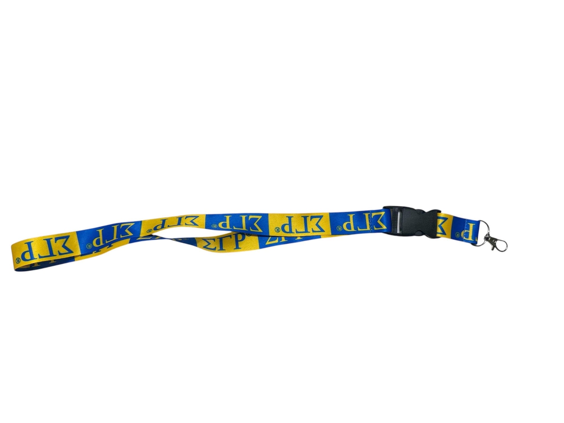 Sigma Gamma Rho Gold and Blue Lanyard