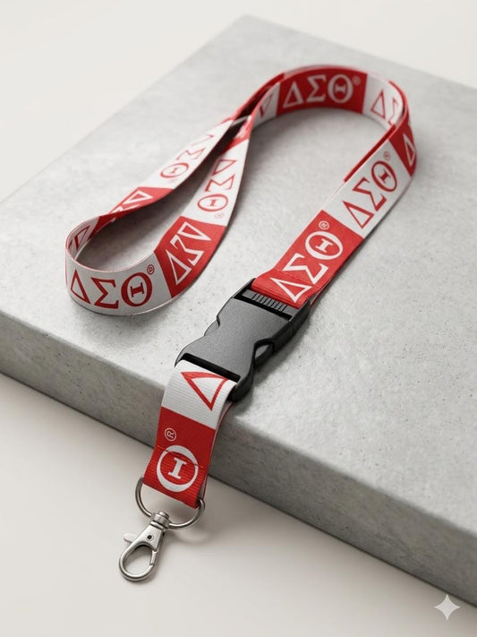 Delta  Sorority Lanyard