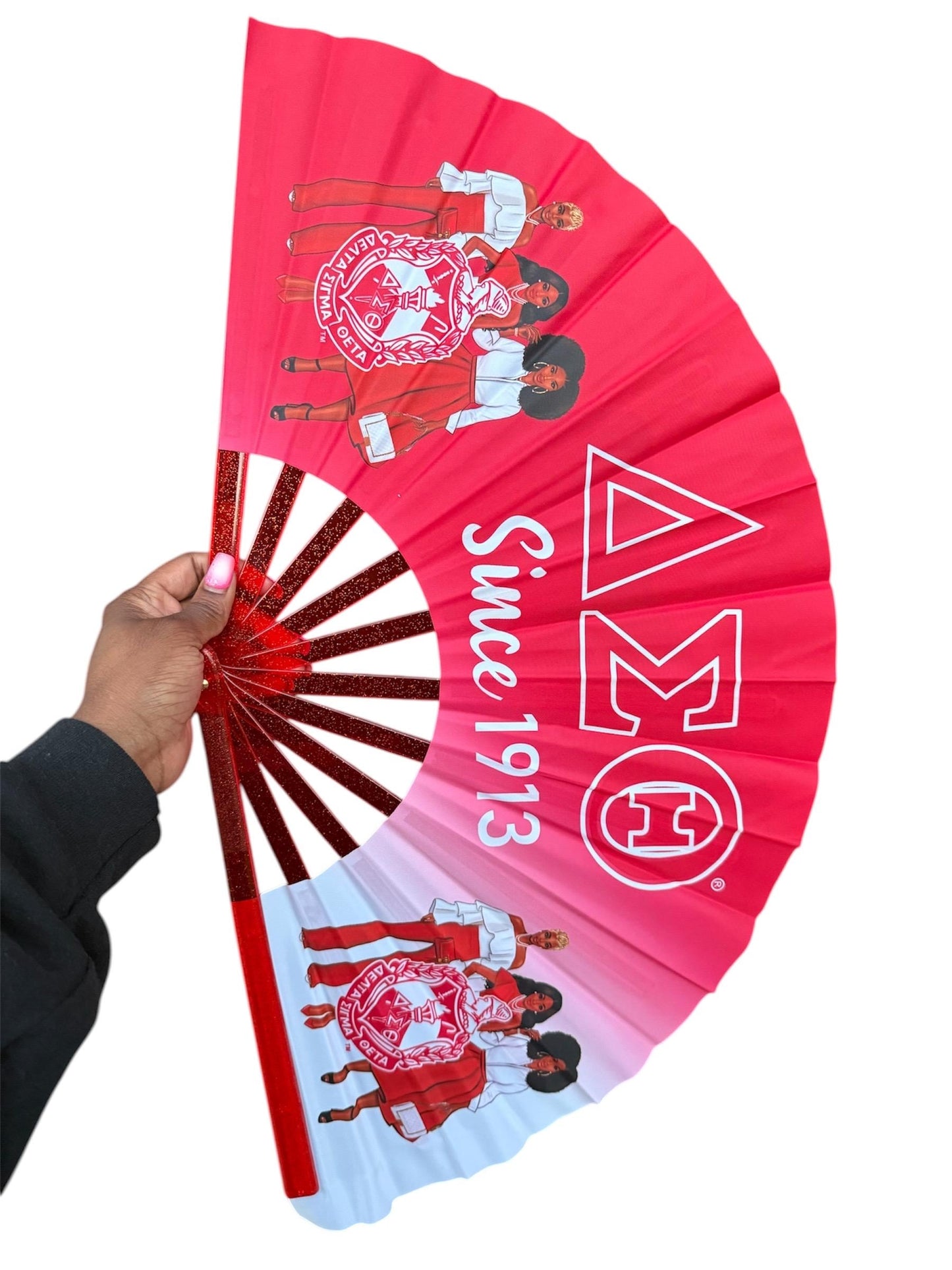 Delta Sigma Theta Folding Fan
