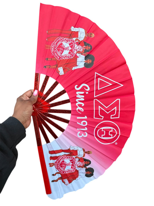 Delta Sigma Theta Folding Fan