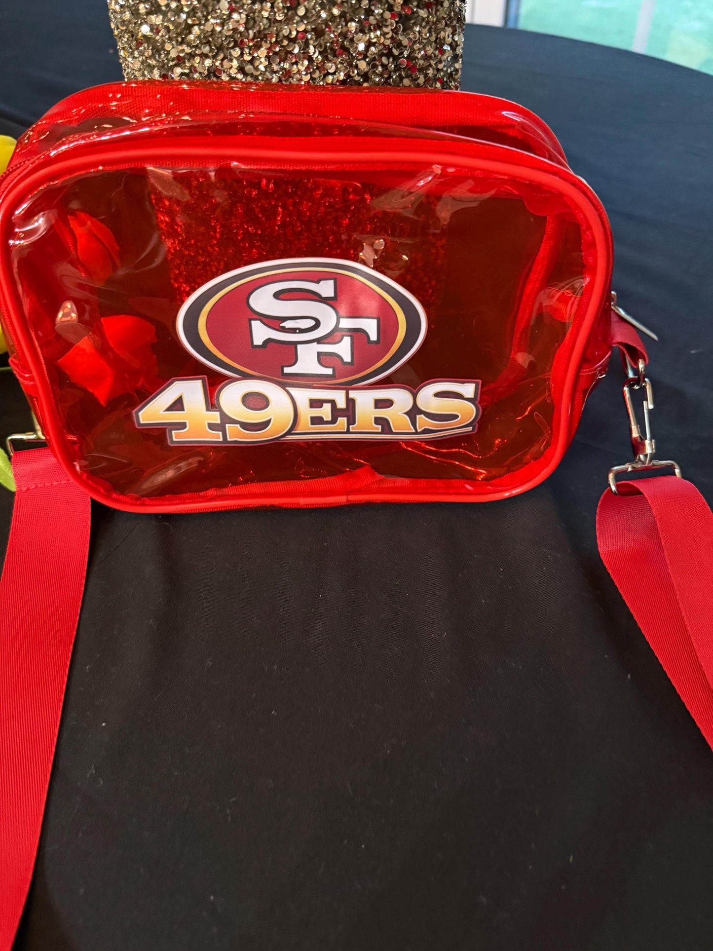 San Francisco 49ers Transparent Crossbody Bag