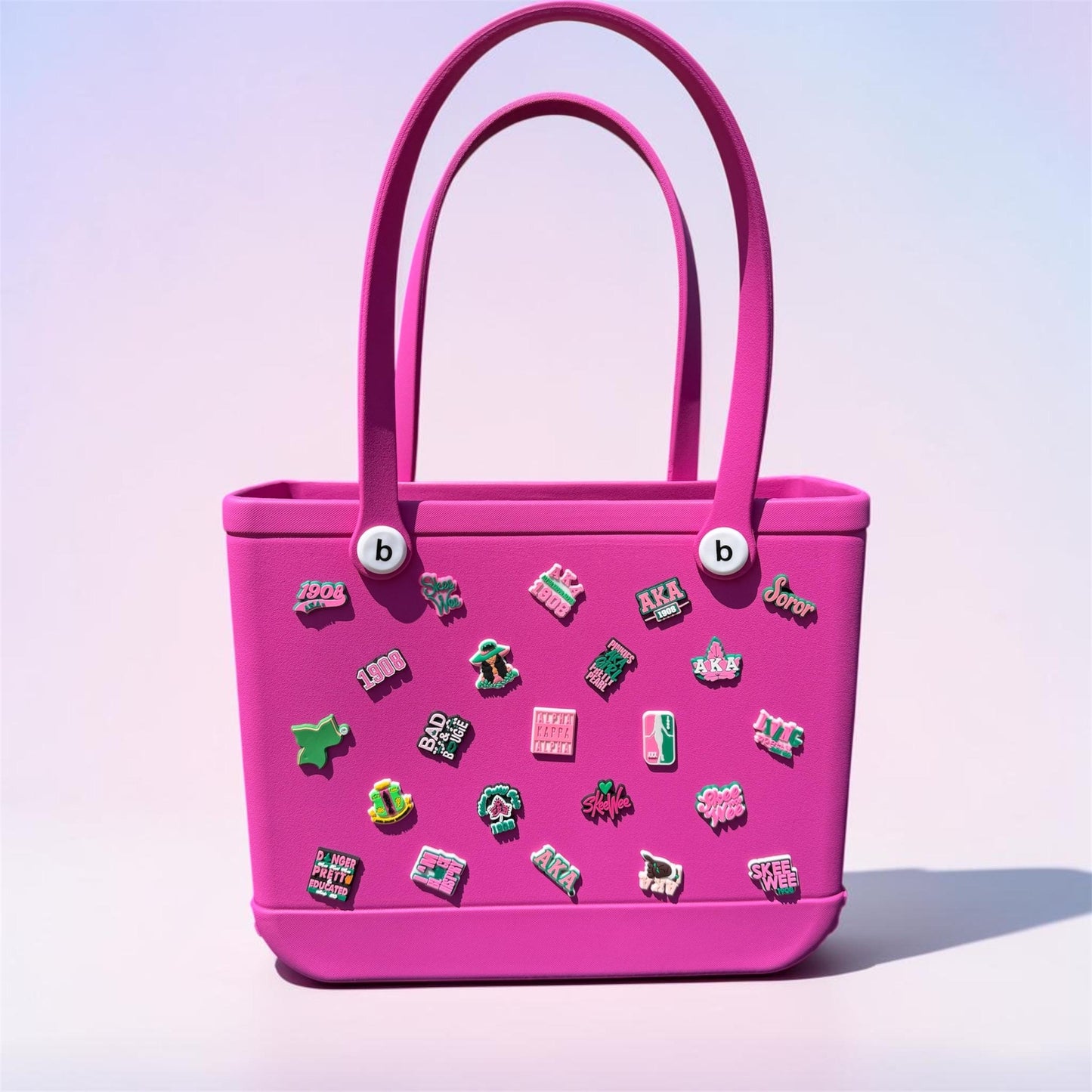 AKA EVA Tote Bogg Bag - comes with 30 charms