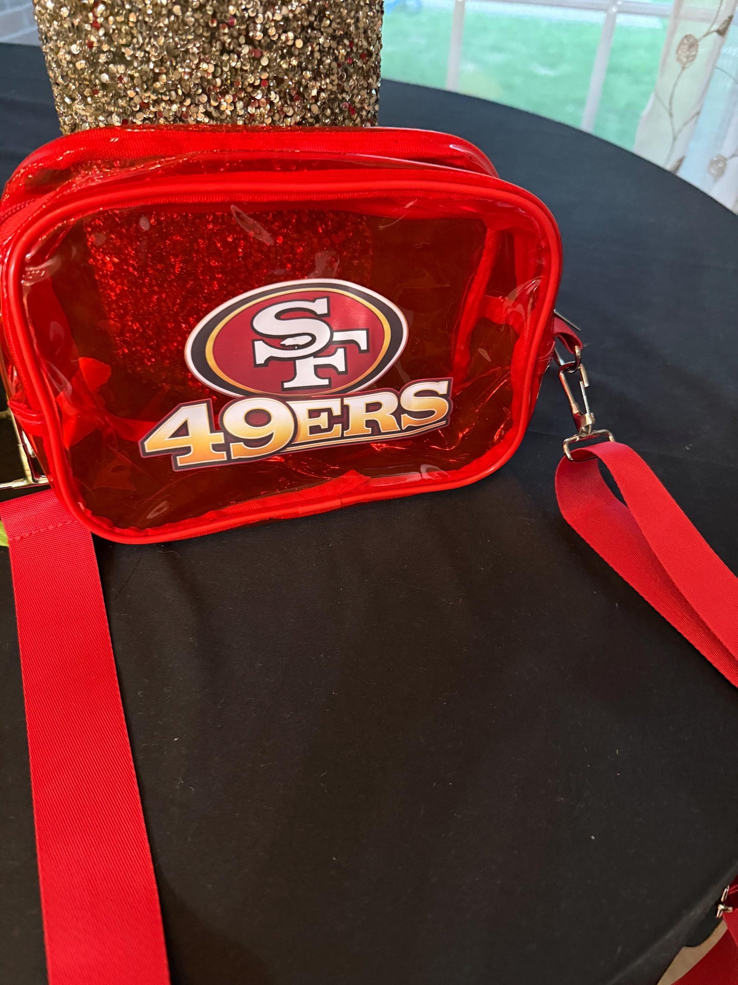 San Francisco 49ers Transparent Crossbody Bag