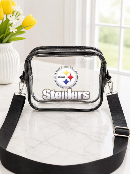 Pittsburgh Steelers Clear Crossbody Bag | Stadium Approved Purse