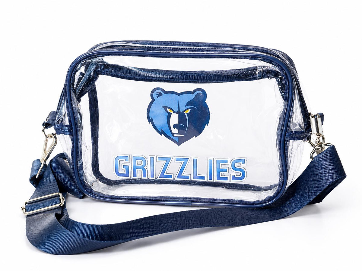 Memphis Grizzlies Clear Crossbody Bag