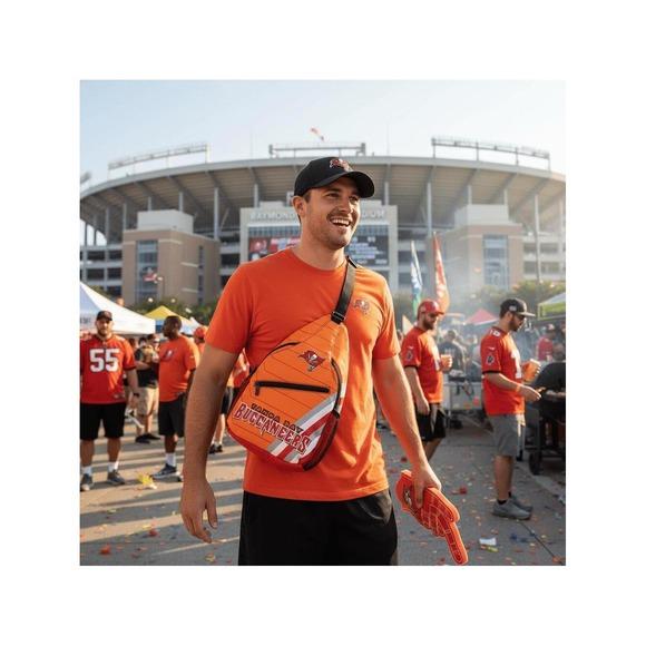 Tampa Bay Buccaneers Sling Bag, Football Crossbody Bag, Game Day Backpack, Bucs Fan Gift