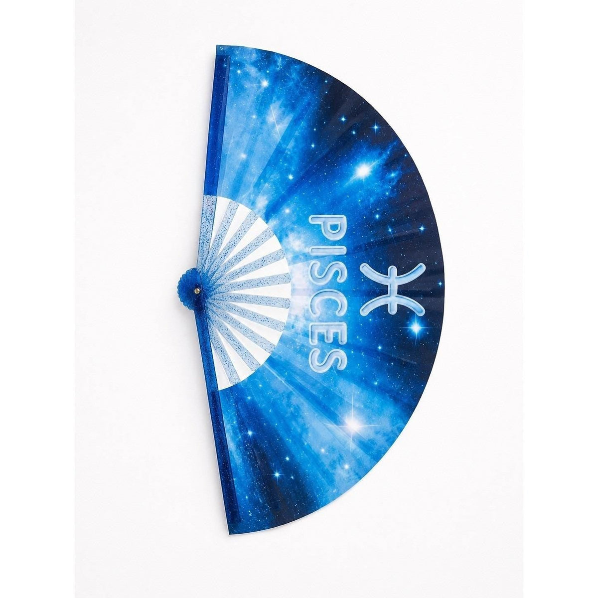 Pisces Zodiac Clack Fan, Astrology Folding Hand Fan, Pisces Birthday Gift, Celestial Fan, Loud Clack Fan