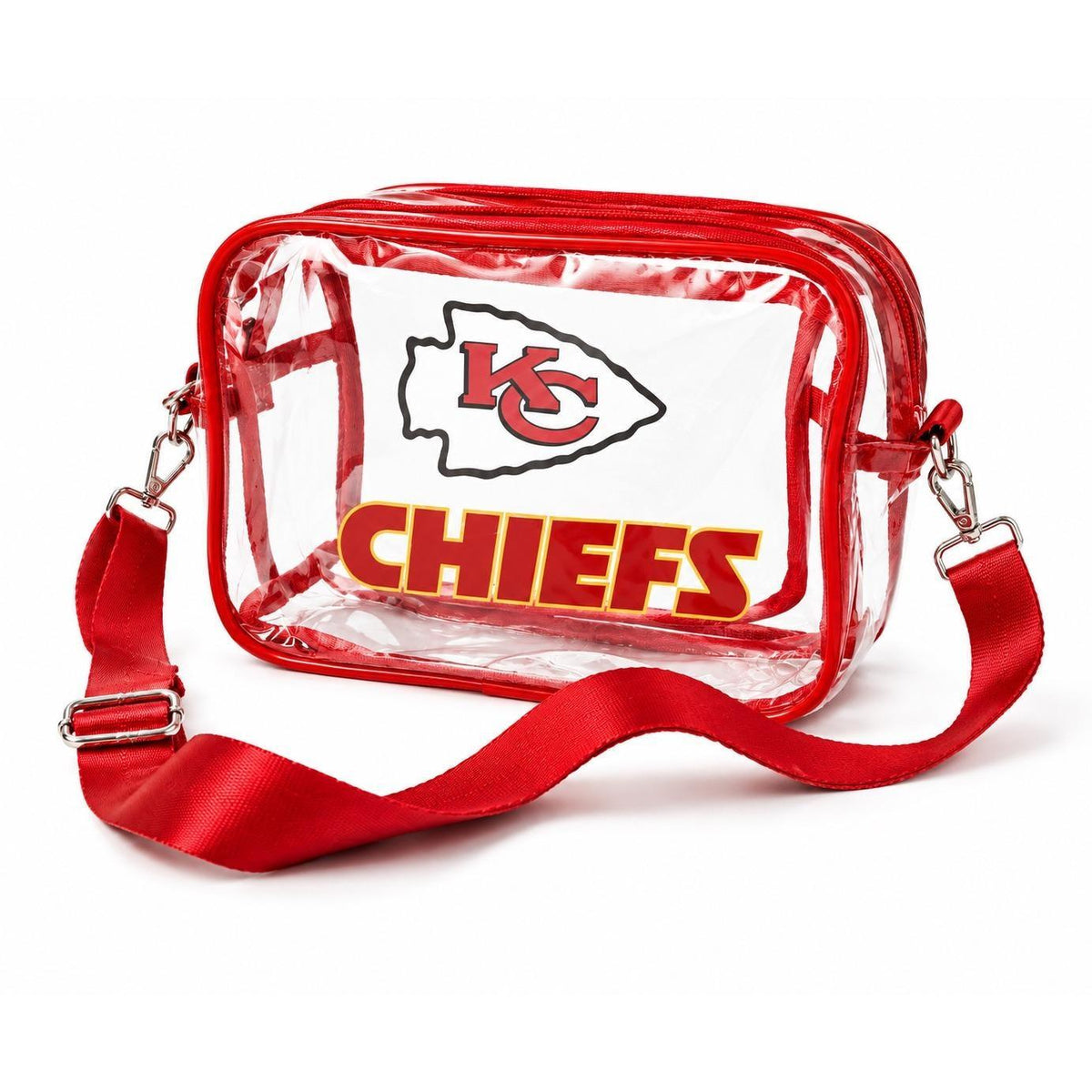 Kansas City Chiefs Clear Crossbody Bag