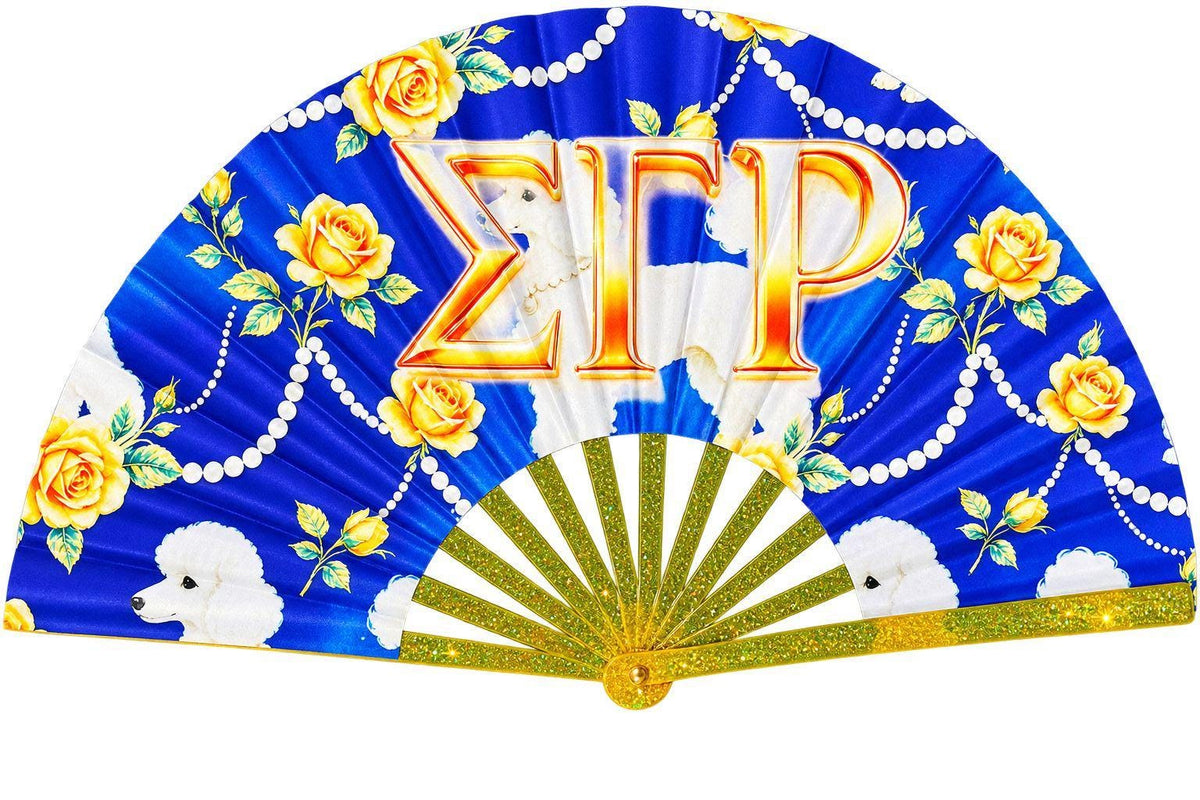 Zeta Phi Beta Clack Fan, Sorority Folding Hand Fan, Greek Event Fan, ZPB Sorority Gift