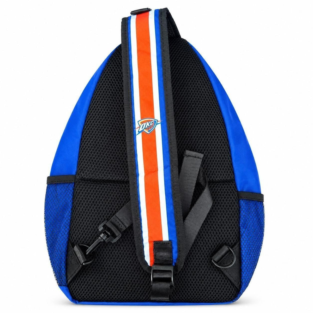 OKC Thunder Sling Bag Basketball Crossbody Backpack Blue Orange NBA Fan Bag