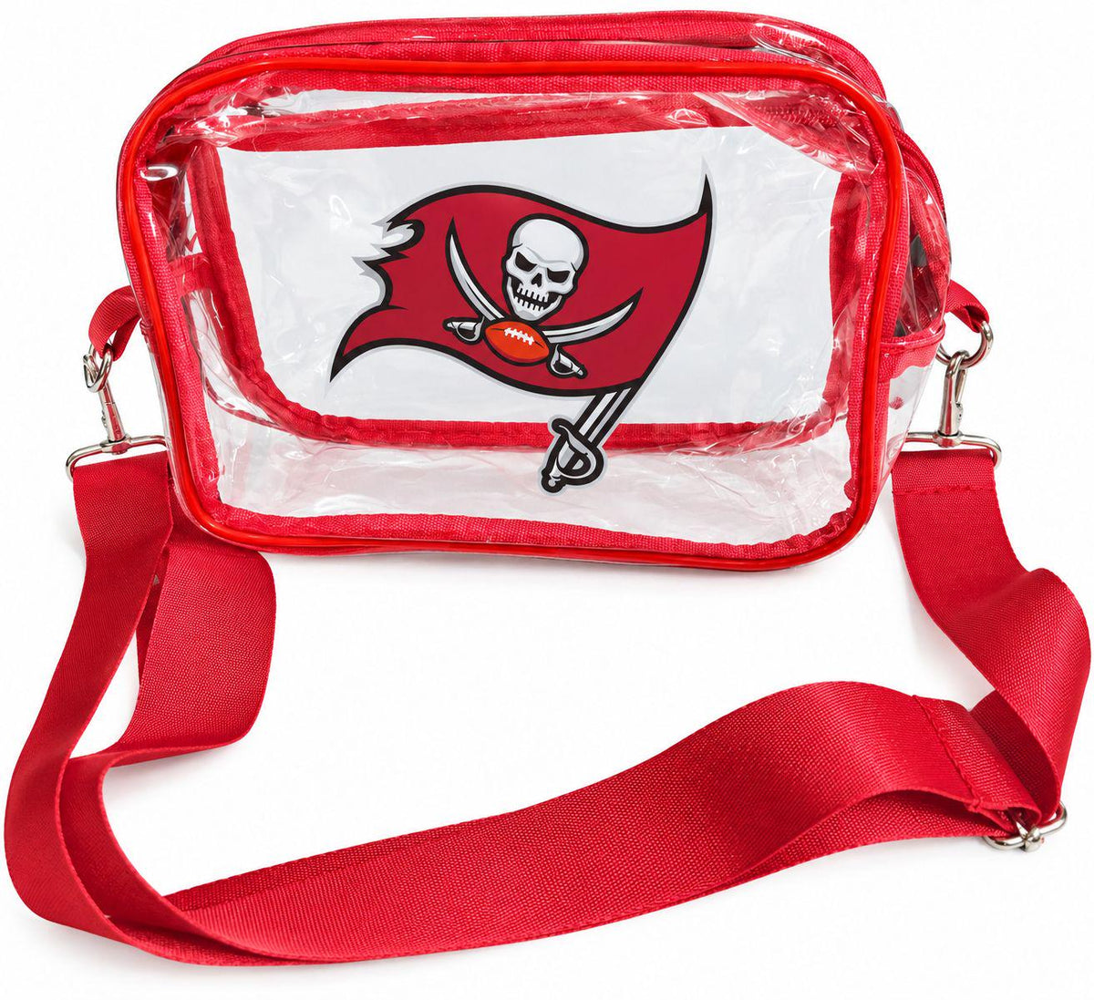 Tampa Bay Buccaneers Clear Crossbody Bag, Red Football Fan Bag, Game Day Shoulder Bag, Fan Gift