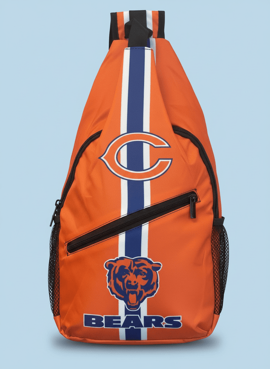 Chicago Bears Crossbody Sling Bag - Orange NFL Shoulder Bag