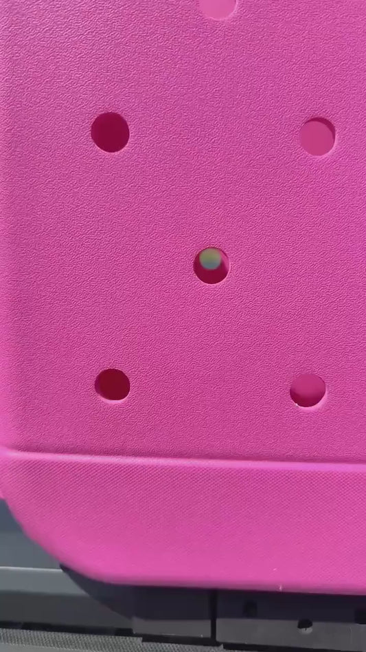 Pink EVA Tote Bogg Bag