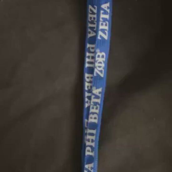 Zeta Phi Beta Sorority Custom Shoe Laces 125x1.2cm