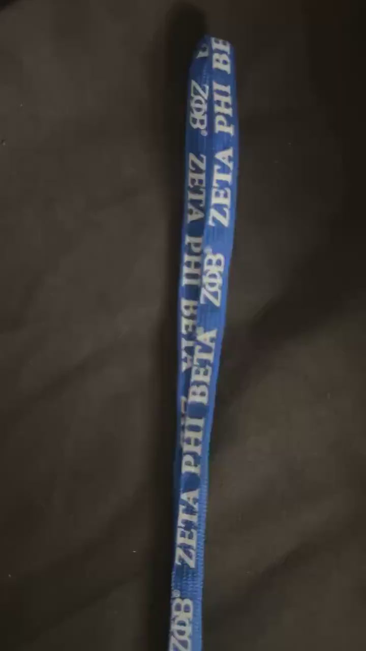 Zeta Phi Beta Sorority Custom Shoe Laces 125x1.2cm
