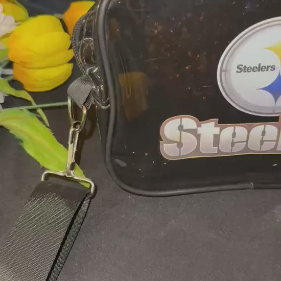 Pittsburgh Steelers Transparent Crossbody Bag