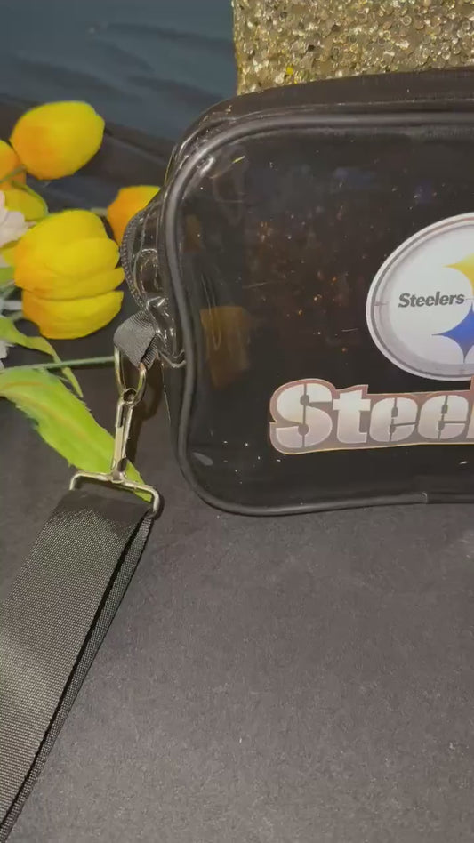 Pittsburgh Steelers Transparent Crossbody Bag