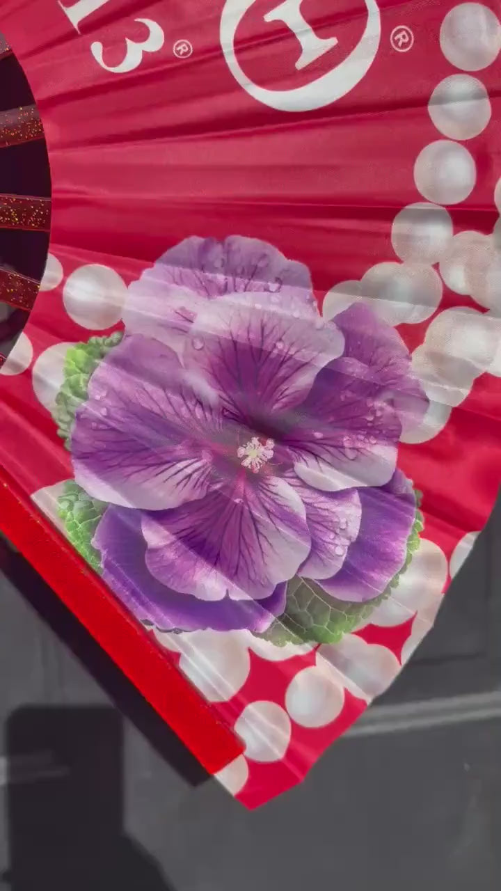 Delta Sigma Theta Folding Fan Violet