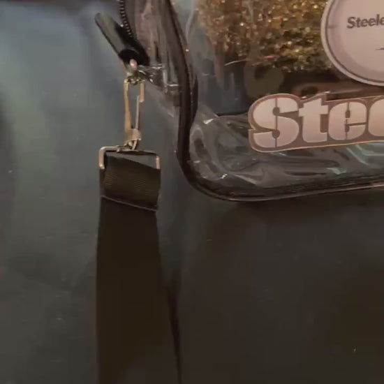 Pittsburgh Steelers Clear Crossbody Bag | Stadium Approved Purse