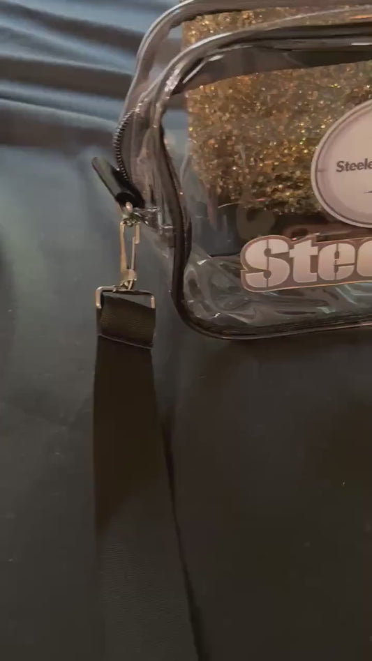 Pittsburgh Steelers Clear Crossbody Bag | Stadium Approved Purse