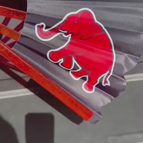 Delta Sigma Theta Elephant Folding Clack Fan