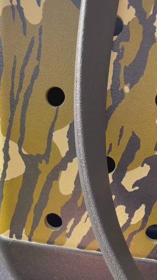 Camo Tote Bag | Waterproof Rubber Beach Bag |