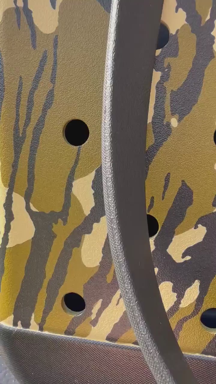 Camo Tote Bag | Waterproof Rubber Beach Bag |