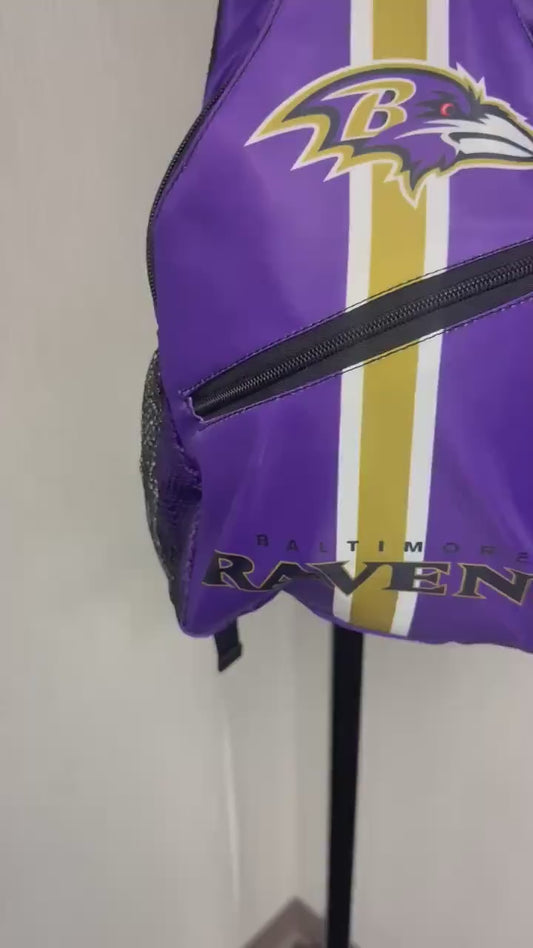 Baltimore Ravens Sling Bag: NFL Crossbody Backpack
