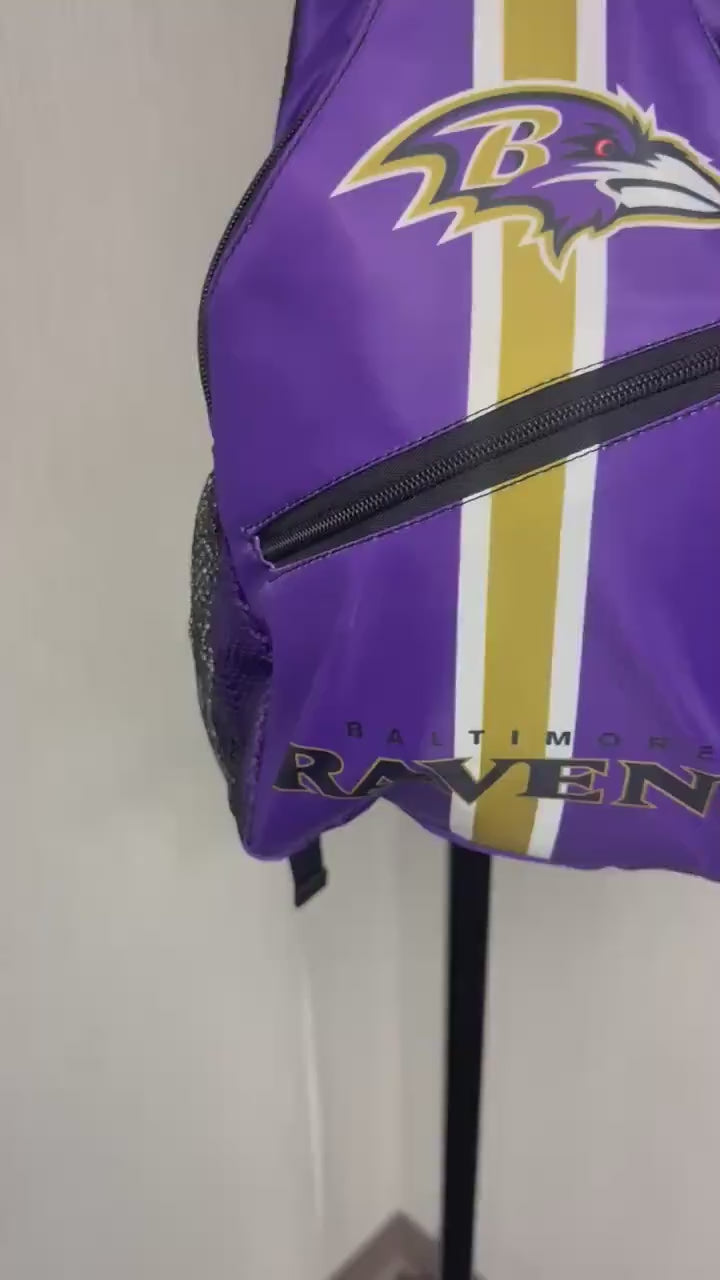 Baltimore Ravens Sling Bag: NFL Crossbody Backpack