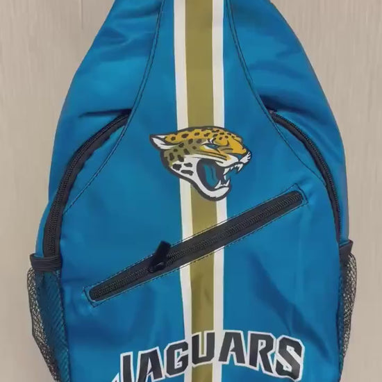 Jacksonville Jaguars Sling Backpack, NFL Crossbody Bag