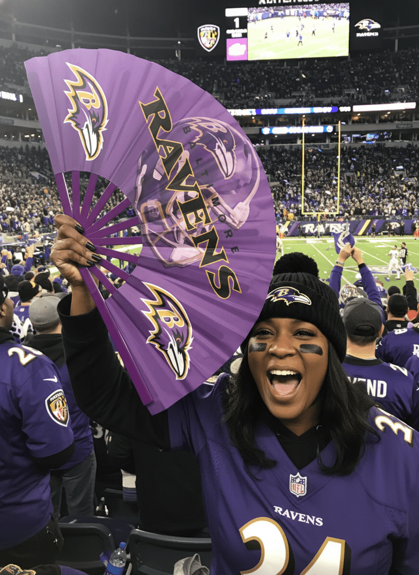Ravens Fan - Stadium Excitement